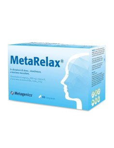 Metagenics Metarelax New Integratore contro Stanchezza, Stress e Tensione muscolare 90 Compresse